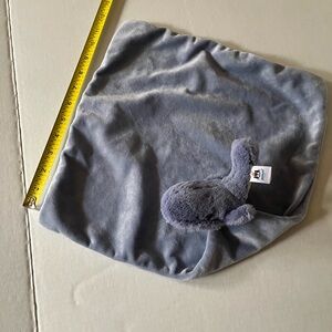 Jellycat Purple Gray Plush Whale lovey blanket